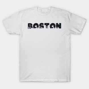 Boston Cityscape Letters T-Shirt